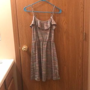 Mossimo Grey Patterned Dress